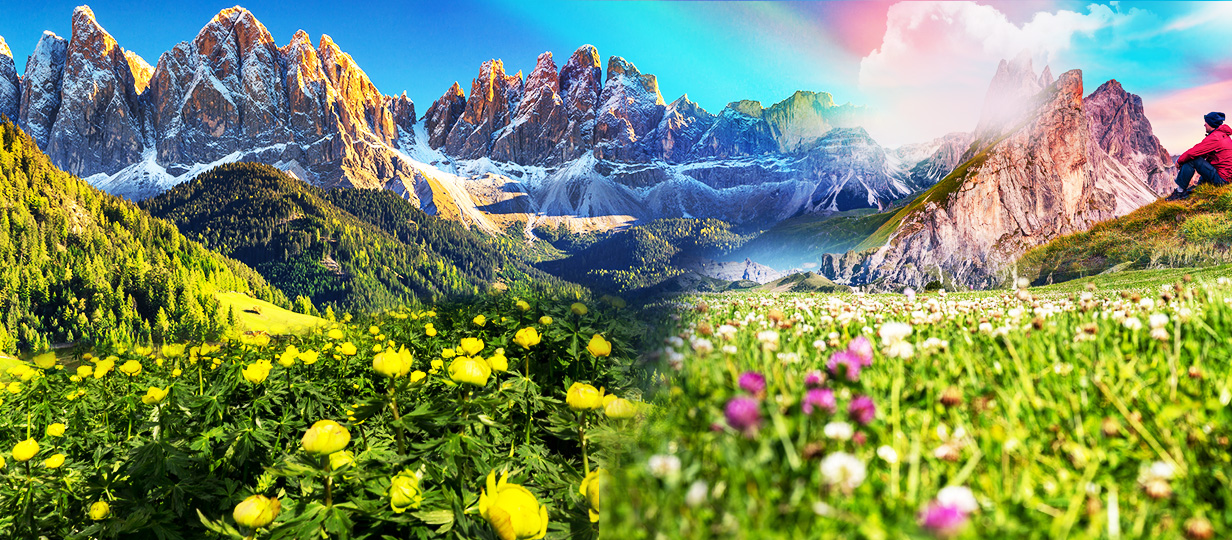 돌로미티 직항 전세기