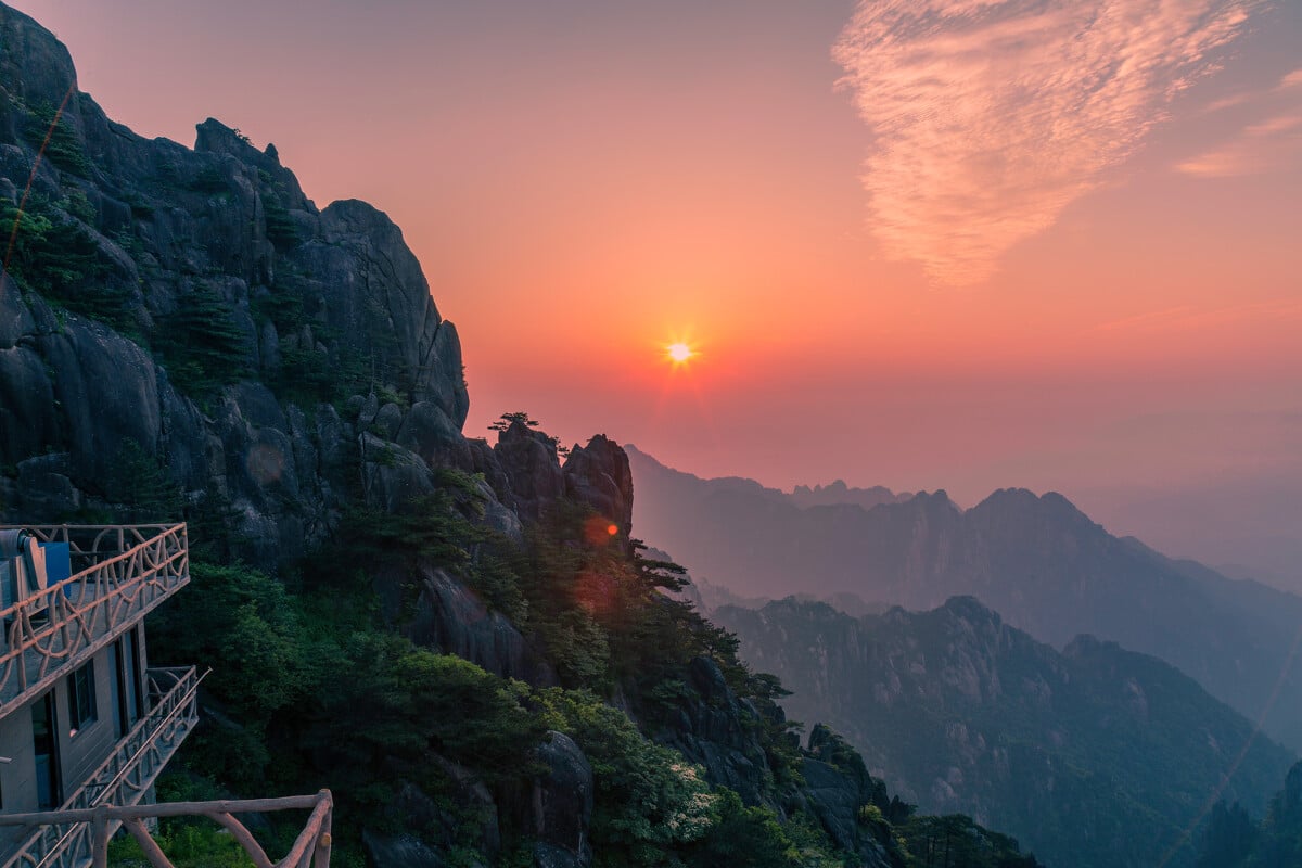 황산/상해/항주 4일 #산위정상숙박 #트래킹 #케이블카왕복